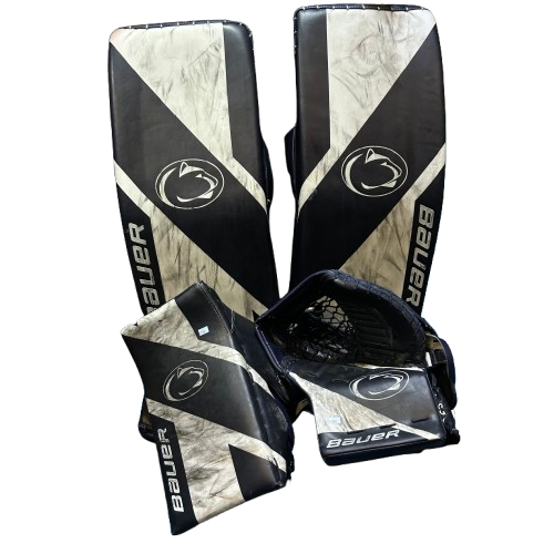 Bauer Vapor Hyperlite - Ensemble complet de gardien de but Pro Stock d'occasion (bleu marine/blanc)
